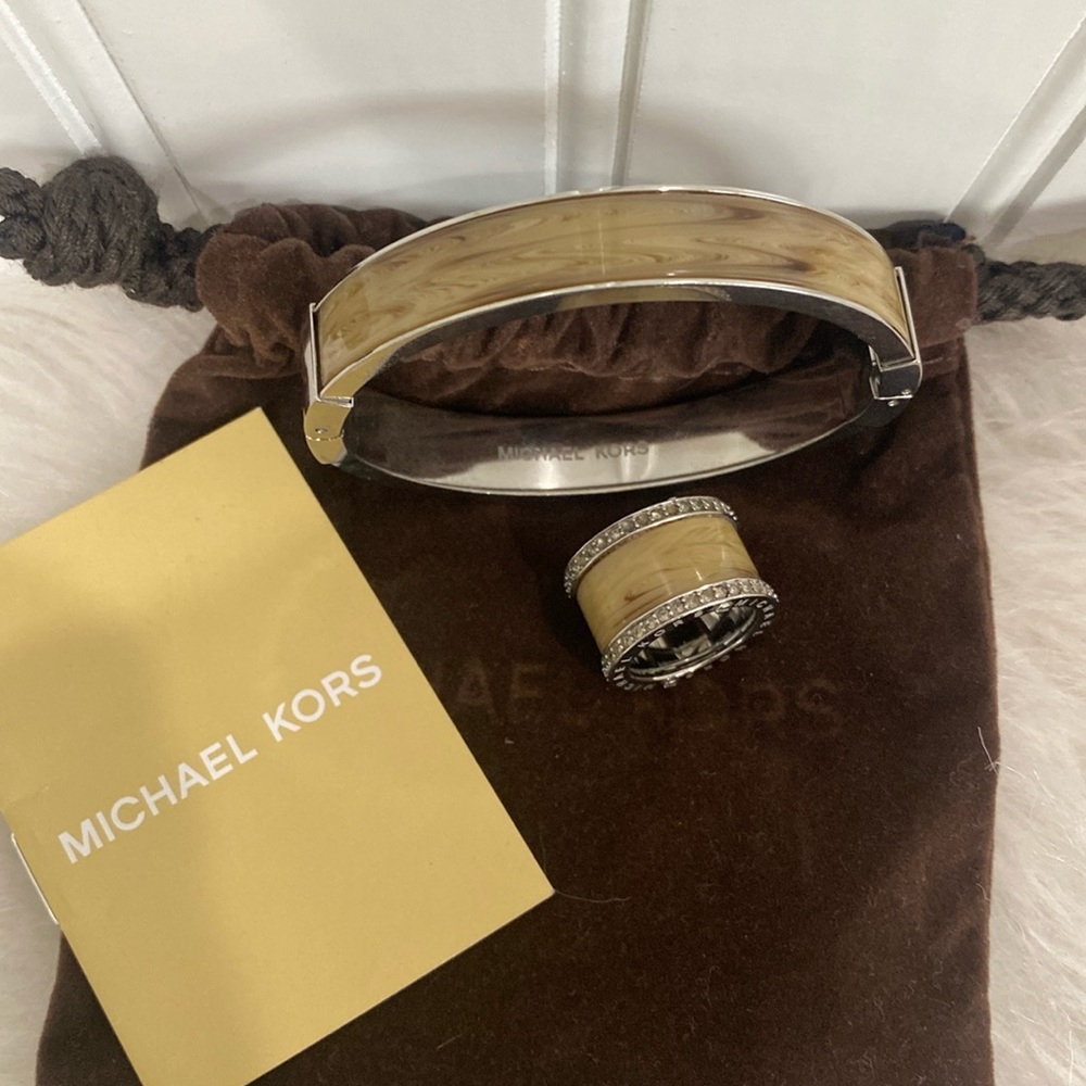 Michael Kors matching bracelet and ring